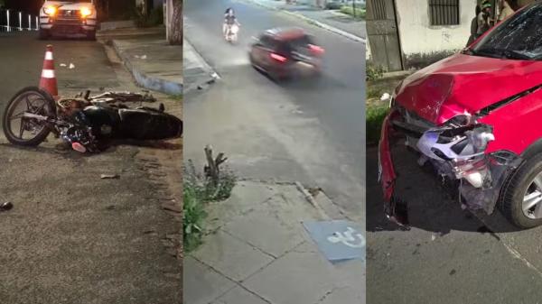 Policial penal fica em estado grave após ter moto atingida por motorista com sinais de embriaguez