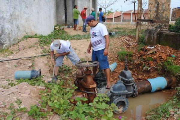 Prefeitura de Bar&atilde;o de Graja&uacute; d&aacute; in&iacute;cio &agrave;s obras de amplia&ccedil;&atilde;o da rede de distribui&ccedil;&atilde;o de &aacute;gua.(Imagem:ASCOM)