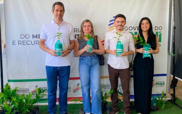 Semarh leva mudas e ações de sustentabilidade ao Diálogos pelo Piauí em Floriano