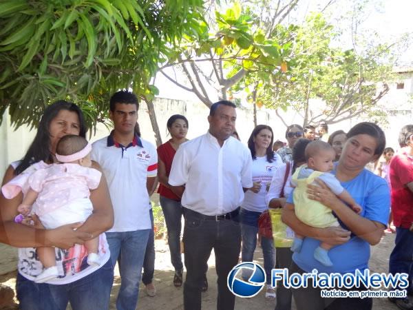 Come&ccedil;ou a campanha de vacina&ccedil;&atilde;o contra a poliomielite em Floriano.(Imagem:FlorianoNews)