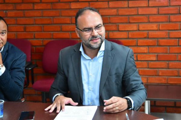 Joab Curvina, presidente da C&acirc;mara Municipal.(Imagem:CMF)