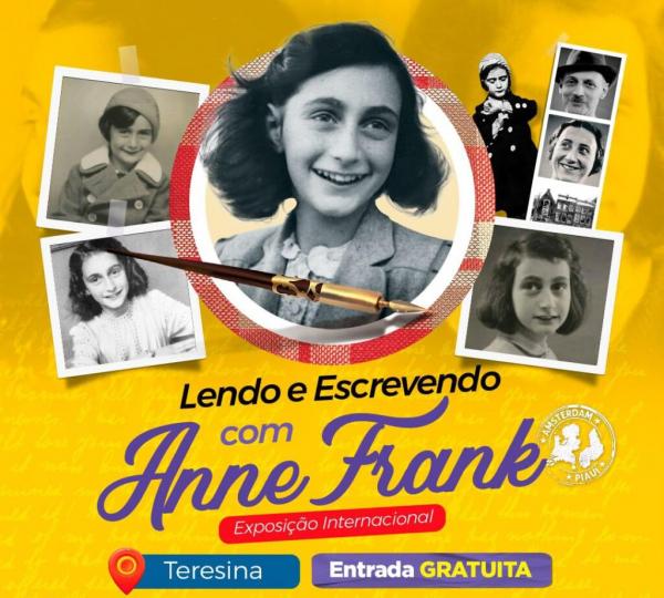 Clube dos Diários recebe exposição internacional Lendo e Escrevendo com Anne Frank
