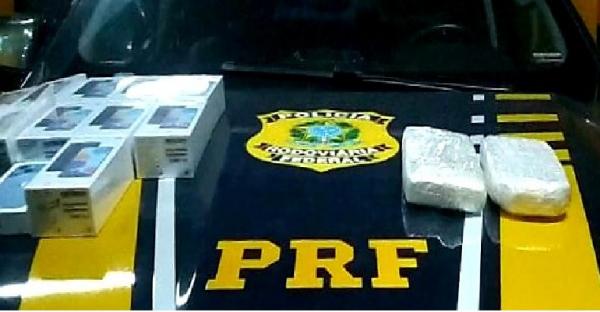 Em Floriano, droga e eletrônicos são apreendidos em ônibus