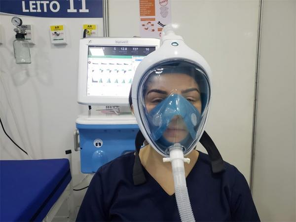 Hospitais em Teresina vão usar máscaras de mergulho para evitar intubação