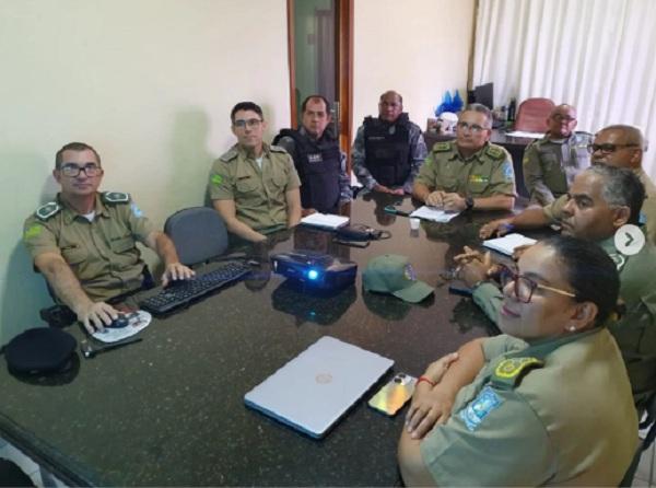 Reunião estratégica no 3° BPM de Floriano reforça compromisso com a segurança local
