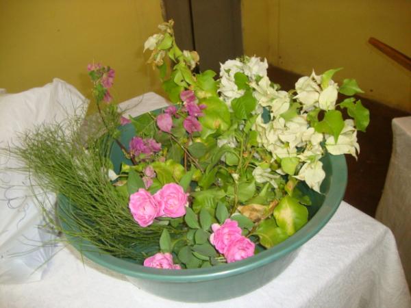 Rosas e flores para Santa Teresinha(Imagem:reda&ccedil;&atilde;o)