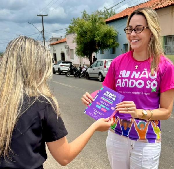 OAB Floriano fortalece campanha "Eu Não Ando Só" para combater a importunação sexual no Carnaval