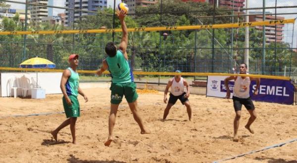 I etapa do Circuito Teresina de v&ocirc;lei de Praia.(Imagem:Emanuele Madeira)