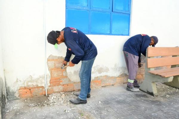 Equipe da Prefeitura realiza visita técnica à reforma do CAPS II(Imagem:Secom)