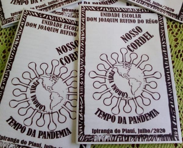 Professora e alunos do PI criam cordel sobre desafios da educação na pandemia