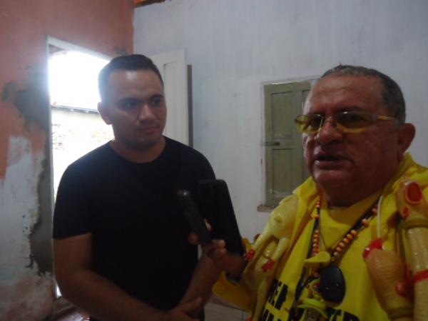 Ricardo Barbosa, presidente da Associa&ccedil;&atilde;o de Moradores do Bairro Caixa D&aacute;gua. (Imagem:FlorianoNews)