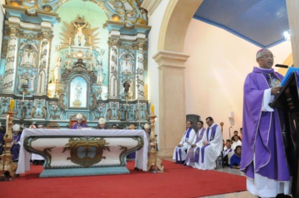 Missa de apresenta&ccedil;&atilde;o e acolhida do novo bispo coadjutor de Parnaiba, Dom Juarez de Sousa da Silva.(Imagem:Paulo Barros)