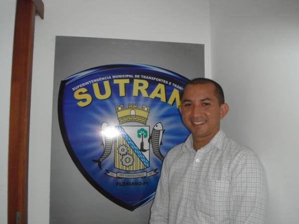 Marcony Alisson, Superintendente de Transportes e Tr&acirc;nsito de Floriano.(Imagem:FlorianoNews)