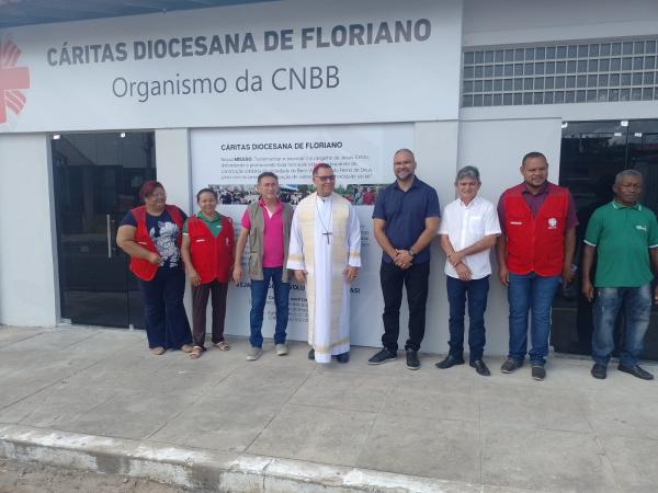 Cáritas Diocesana de Floriano inaugura nova sede