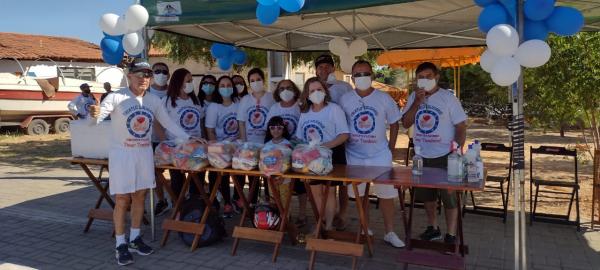Tri-atleta florianense cumpre desafio in&eacute;dito em evento solid&aacute;rio(Imagem:FlorianoNews)