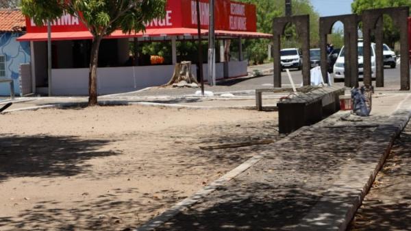 Prefeitura de Floriano promove revitaliza&ccedil;&atilde;o estrutural no Cais da Beira-rio(Imagem:Secom)