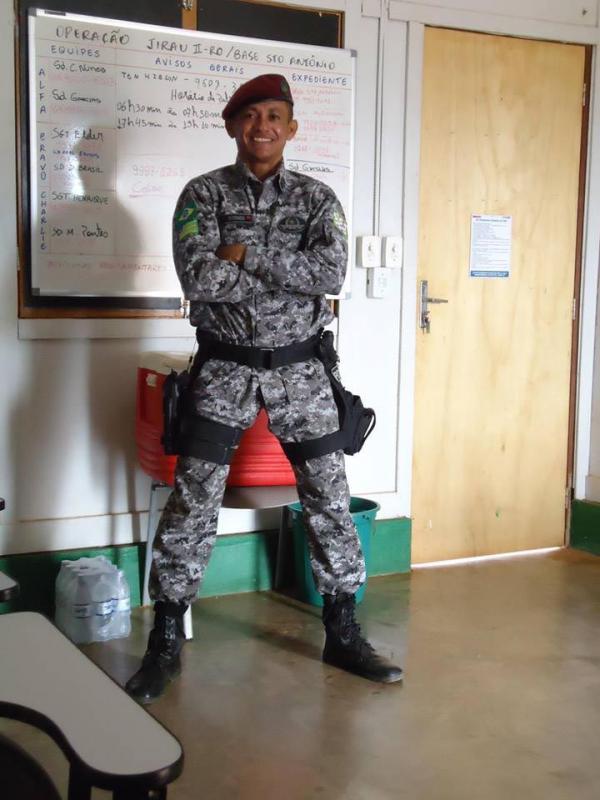 Cabo C. Nunes assassinado durante tentativa de assalto.(Imagem:Divulga&ccedil;&atilde;o)