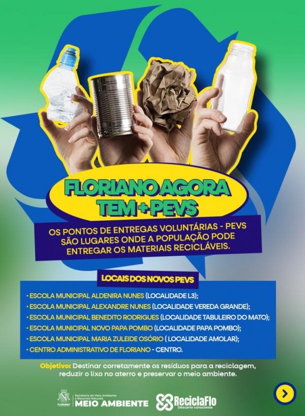 SEMAN implanta novos pontos de coleta de materiais recicláveis