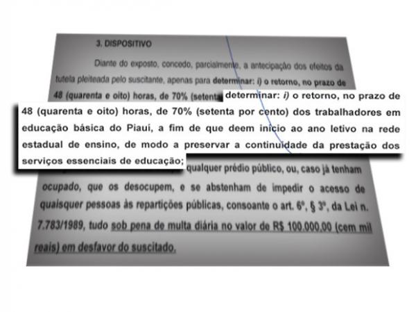 TJ dá liminar mandando que 70% dos professores voltem para a sala de aula