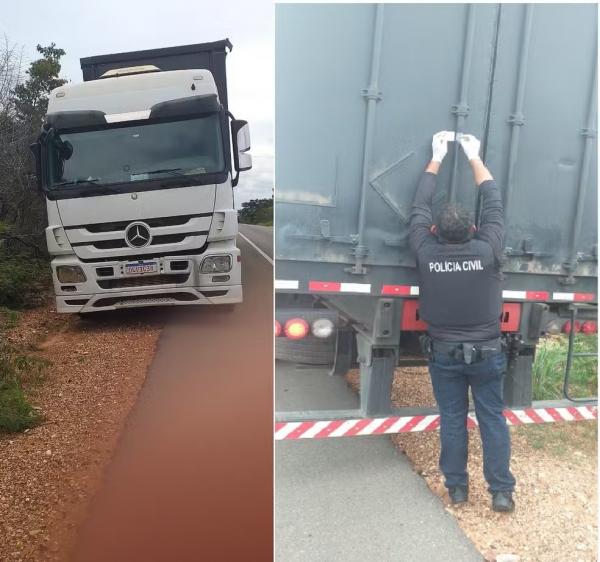 Polícia investiga desaparecimento de caminhoneiro e carga de leite avaliada em R$ 700 mil no Piauí