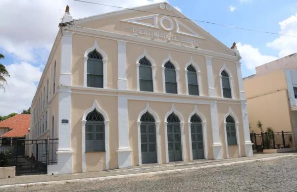 Theatro 4 de Setembro, no Centro de Teresina, Piau&iacute;.(Imagem:Lucas Marreiros/G1 )
