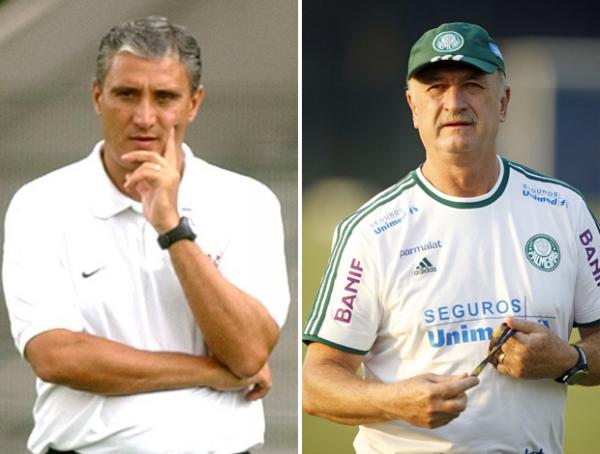Tite reestreia no Corinthians contra o mestre e guru Luiz Felipe Scolari