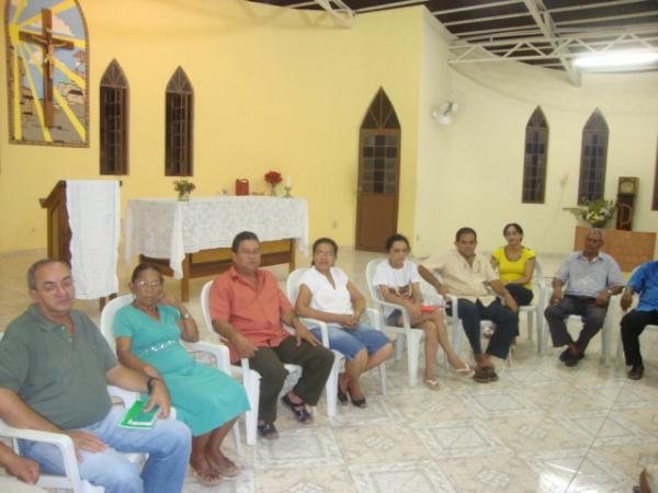 Reuni&atilde;o na Par&oacute;quia de S&atilde;o Raimundo Nonato(Imagem:reda&ccedil;&atilde;o)