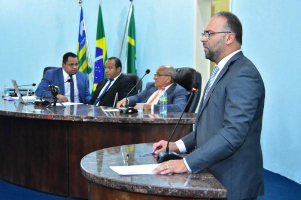 Joab Curvina, presidente da Câmara Municipal de Floriano.(Imagem:CMF)