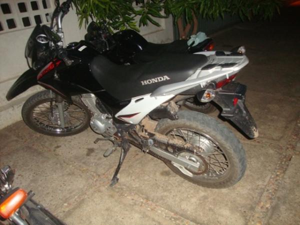 Moto usada no assalto.(Imagem:Jc24horas)