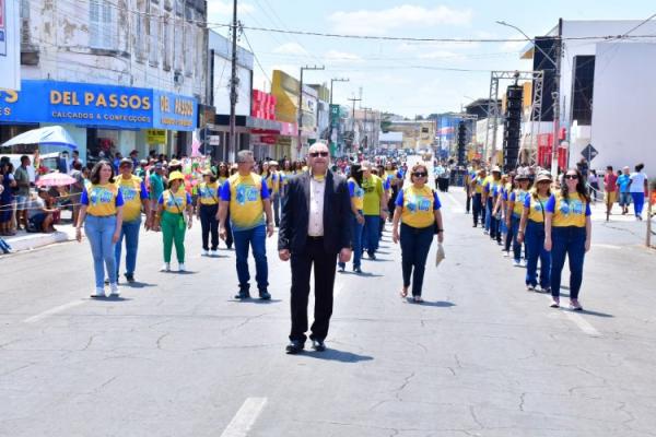 Desfile C&iacute;vico marca as comemora&ccedil;&otilde;es pela Independ&ecirc;ncia do Brasil em Floriano.(Imagem:Secom)