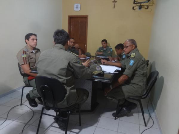 Comando da Polícia se reúne para elaborar o plano de segurança nas eleições.(Imagem:FlorianoNews)