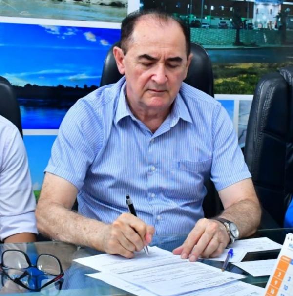 Prefeito de Floriano, Ant&ocirc;nio Reis Neto.(Imagem:Secom)