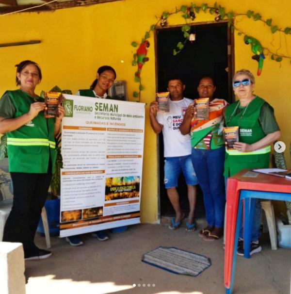 Educação Ambiental em ação: Prevenção de queimadas é levada à comunidade rural de Floriano
