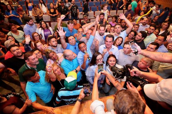 Joel anuncia Jeová Alencar como pré-candidato a vice e Ciro fala em reforço na chapa de oposição(Imagem:Ascom)