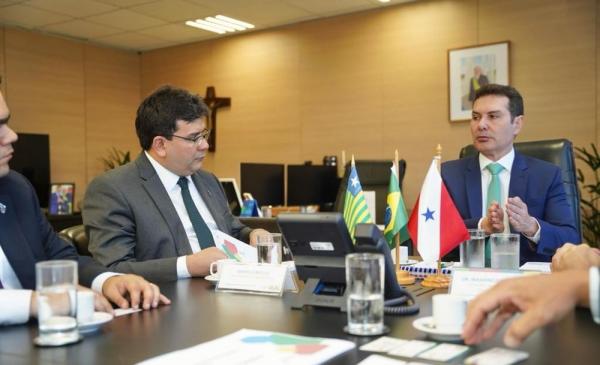 Governador Rafael Fonteles esteve reunido com o ministro das Cidades, Jader Filho.(Imagem:Divulga&ccedil;&atilde;o)