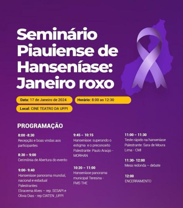 Situação da Hanseníase no Piauí será discutida em seminário com participação da Sesapi
