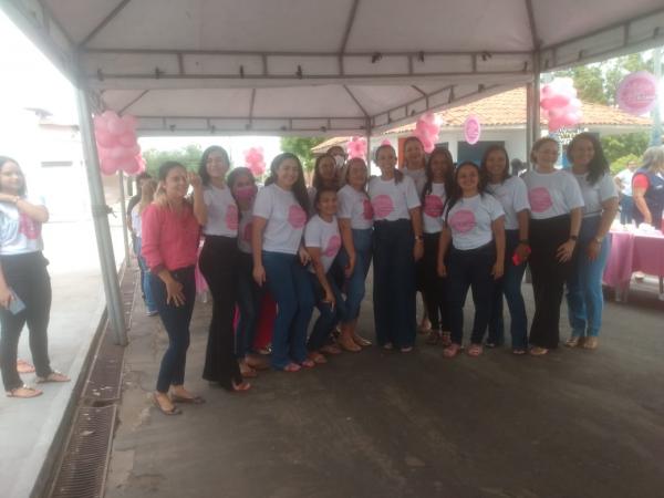 Mulheres participam do "Dia D" de prevenção ao câncer de mama em Barão de Grajaú