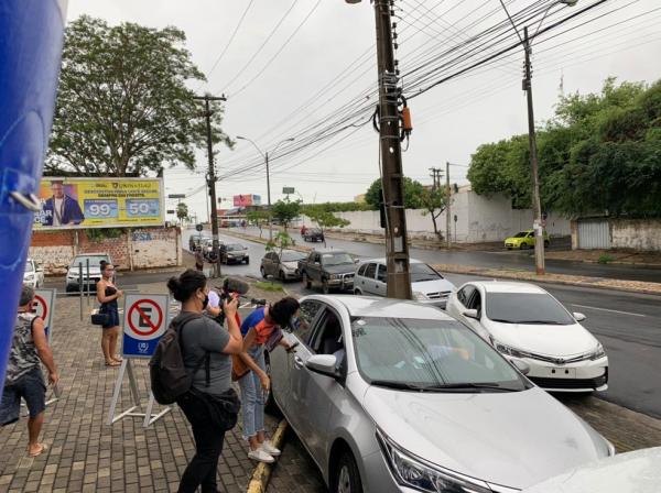 Nova fase da imuniza&ccedil;&atilde;o contra Covid-19 em Teresina ocorrer&aacute; por drive-thru.(Imagem: Laura Moura/G1)
