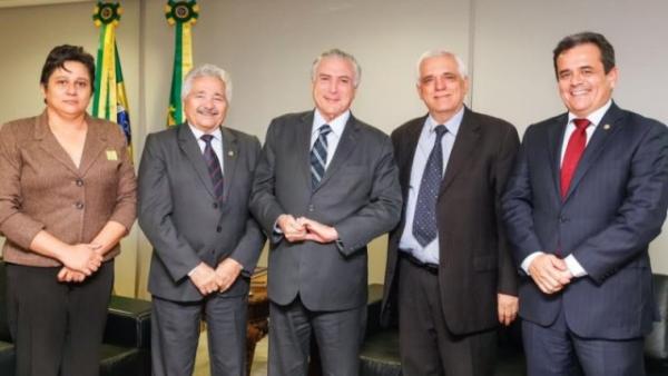 Audi&ecirc;ncia com Michel Temer, em Bras&iacute;lia(Imagem:Alepi)