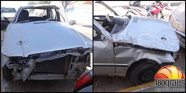 Crian&ccedil;a de 1 ano morre ap&oacute;s carro capotar 3 vezes em Paulistana(Imagem:180graus)