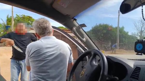 Vereador armado com faca agride radialista em Cocal; polícia investiga o caso