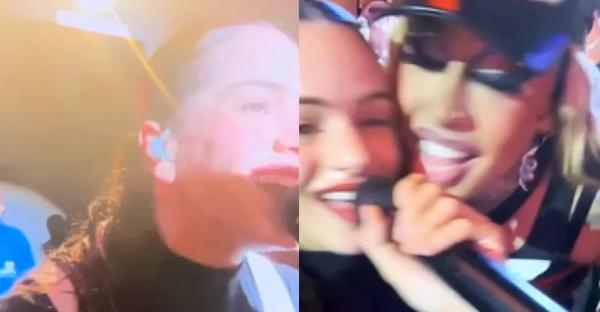 Após cantarem juntas no Lollapalooza, Gloria Groove ganha elogio de Rosalía e fãs pedem parceria