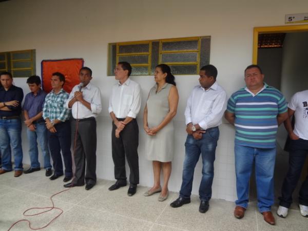 Inaugura&ccedil;&atilde;o de amplia&ccedil;&atilde;o da Escola Municipal Binu Le&atilde;o. (Imagem:FlorianoNews)