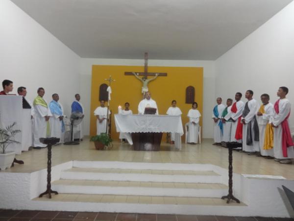  Missa da Ceia do Senhor na Par&oacute;quia Nossa Senhora das Merc&ecirc;s.(Imagem:FlorianoNews)