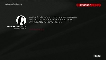 Deputada Carla Zambelli, aliada de Bolsonaro, antecipou que haveria operações da PF contra governos