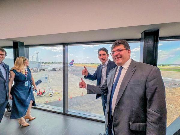 Rafael Fonteles participa de inauguração da ampliação do Aeroporto de Teresina