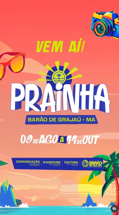 Prefeitura anuncia temporada da Prainha Barão de Grajaú com programação de agosto a outubro