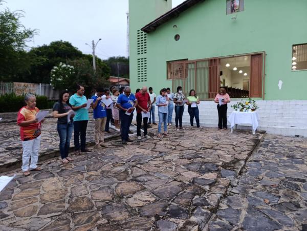 Floriano celebra abertura dos festejos de São Sebastião no Conjunto Pedro Simplício.(Imagem:FlorianoNews)