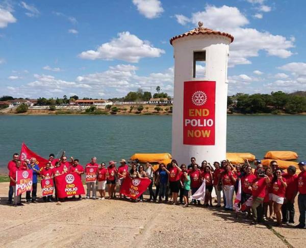 Clubes de Rotary realizam I Evento Endpolionow no Rio Parnaíba