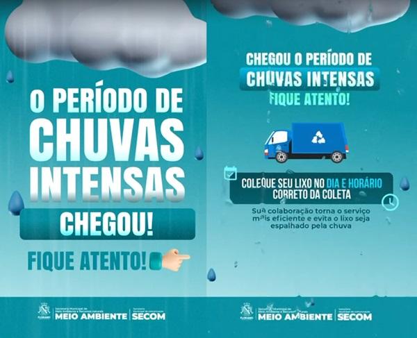 Prefeitura de Floriano alerta popula&ccedil;&atilde;o para cuidados durante o per&iacute;odo chuvoso(Imagem:Divulga&ccedil;&atilde;o/Secom)